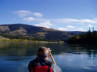 Kayak on the Yukon River
