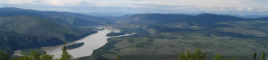 Scenery from the Midnight Dome-Dawson City