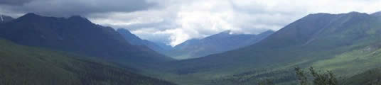 Scenery North Klondike Highway