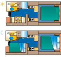 Ford F350 Camper Truck floorplan